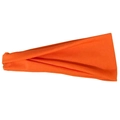 Diadema deportiva elástica naranja para hombre, tela absorbente para correr y yoga - Naranja