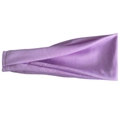 Diadema deportiva elástica morada para hombre y mujer, tejido que absorbe el sudor para gym - Violeta Claro