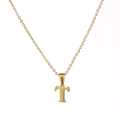 Buchstabe T Gold