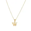 Buchstabe W Gold
