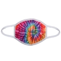 Πλενόμενη μάσκα προσώπου tie-dye με ψηφιακό τύπωμα και μαλακά λευκά ελαστικά αυτιά - Στυλ Tie-Dye 2
