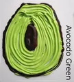 Texture dettagliata della colla in crema verde avocado con motivo a vortice di avocado - Verde Avocado