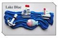 Dettaglio di ciondoli nautici Lake Blue in resina con ancora e barca per artigianato fai-da-te - Blu lago