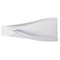 Cinta elástica blanca deportiva para hombre, banda para sudor para correr y fitness - Blanco