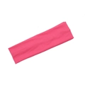 Atmungsaktives rosa Sport-Stirnband für Damen, elastisches Yoga-Haarband, schweißfest - Breite 5cm/Gefaltete Länge 20,5cm / Rosa