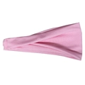 Cinta deportiva rosa elástica para hombres y mujeres, banda suave y transpirable fit - Rosa