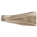 Banda deportiva beige para hombre en tela sedosa para running y yoga - Beige