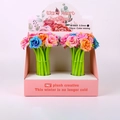 Display box containing 32 colorful 0.5mm rose flower gel pens for gift decoration - Chinese Rose-Black Ink