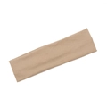 Athletic khaki stretch yoga headband for women, sweat-wicking fabric for sports and fitness - Width 5cm/Folded Length 20.5cm / Khaki