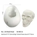 3D-Totenkopf-Silikonform für DIY Halloween Schokolade und Kuchen, Größe 97x97x126mm - Nr. 1 3D Totenkopf