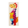 3D wooden dinosaur puzzle toy with 11 colorful numbered pieces for kids education - Dinosaur