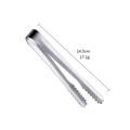 Pinza para hielo en U de acero inoxidable, variante de 14,5 cm de largo y 17,1 g - 6 Pulgadas / Plateado
