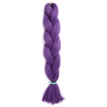 Solid purple jumbo braid hair extensions made of synthetic fiber for braiding - PURPLE (Purple)