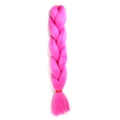 Pink synthetic jumbo braid hair extension for African style braiding on white background - 1855 (Light Pink)
