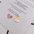 Golden round pendant with hollow star and moon patterns and sparkling zircon accents - 8# Gold Round Star Moon