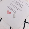 Silver star-shaped zircon pendant with three sparkling stones on elegant card background - Three-Stone Starburst Bar Pendant / 17# Silver Three-Stone Bar