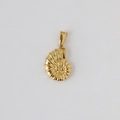 Colgante de concha minimalista chapado en oro de 18k de acero inoxidable para mujer - Z01 Concha