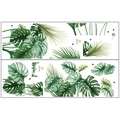 Détails de stickers muraux nordiques monstera et feuilles de palmier aux motifs de plantes - 30x90cm x 2 PCS