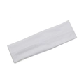 Fascia sportiva bianca morbida per yoga e fitness in tessuto traspirante - Larghezza 5cm/Lunghezza Piegata 20,5cm / Bianco