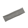 Elastic gray cotton blend sports headband for women, ideal for yoga and gym workouts - Width 5cm/Folded Length 20.5cm / Gray