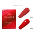 Vernis à ongles gel rouge cerise B011 mat et brillant 12ml pour ongles ballerine - Rouge Cerise B11