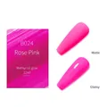 Vernis à ongles rose B024 avec finitions mate et brillante flacon de 12ml - Rose Bonbon B24