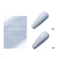 Vernis à ongles gel bleu gris clair B032 avec finitions mate et brillante en 12ml - Bleu Gris Clair B32