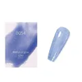 Vernis gel bleu texture fourrure B054 avec finition brillante flacon de 12ml - Fourrure Bleue B54