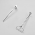 Trimmer + Snuffer 2-Piece Set with Box Silver