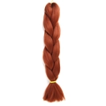 Reddish-brown synthetic jumbo braid hair extension for natural braided hair styling - 350 (Copper)