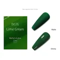 Vernis à ongles gel B026 vert citron, finitions mates et brillantes pour manucure pro - Vert Citron B26