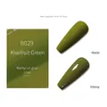 Vernis à ongles Vert Kiwi B029, finitions mate et brillante, formule salon de 12 ml de qualité - Vert Kiwi B29
