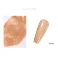 Vernis à ongles gel jaune brillant B053 12ml avec texture effet fourrure unique - Fourrure Jaune B53