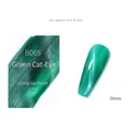 Vernis à ongles gel B065 œil de chat vert brillant en 12 ml pour manucure durable - Œil de Chat Vert Lac B65