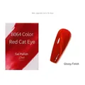 Vernis à ongles œil de chat rouge B064 pour une manucure brillante et longue durée - Œil de Chat Rouge B64