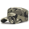 Cappellino militare mimetico con ricamo Airborne Assault in cotone resistente - Regolabile / Camouflage