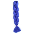 Vibrant blue jumbo braid hair extensions made of high-temperature synthetic fiber - BLUE (Blue)