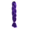 Vibrant purple synthetic jumbo braid hair extension for professional hairstyling - 2PURPLE (Medium Purple)
