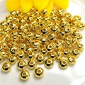 14K gold filled spacer beads and disc rondelles for DIY handmade jewelry making - 5mm / 18K Gold