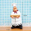 Vintage hars chef-kok figuur met handmatige kurkentrekker wijnopener decoratie - Kok Wijnopener