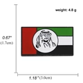 Emaille speld met VAE-vlag van zinklegering, afmetingen 3,0 cm en gewicht van 4,8 g - VAE Dubai 2