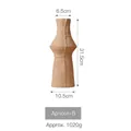 Abrikoos keramische Morandi vaas type B mat, hoogte 31,5cm voor modern interieur - Abrikoos Stijl B-TK086