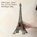 Vintage bronze Eiffel Tower figurine model for home decor in 32.5cm height - Bronze - 32CM Tower