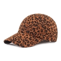 Stylish leopard print baseball cap with classic pattern for outdoor sun protection for women - Adjustable / Khaki Leopard Print