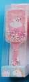 Pink cartoon panda detangling hair brush with colorful moving colorful sequins in transparent handle - 1821 Pink Panda (PVC Box)