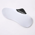 Chaussettes invisibles blanches en maille pour hommes avec silicone antidérapant - Taille unique / Blanc