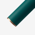 Waterproof dark green jelly film bouquet wrap with elegant gold border detail - 20Pcs/58*58cm / Gold Edge Jelly Film-Emerald Green