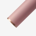 Waterproof jelly film flower wrapping paper in lotus root pink with gold metal trim - 20Pcs/58*58cm / Gold Edge Jelly Film-Silver Red