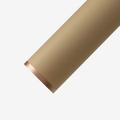 Waterproof jelly floral wrapping paper in matte khaki with elegant copper metal trim - 20Pcs/58*58cm / Gold Edge Jelly Film-Khaki