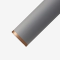 Waterproof jelly floral wrapping paper with elegant gold edge and matte grey texture - 20Pcs/58*58cm / Gold Edge Jelly Film-Silver Foil Grey